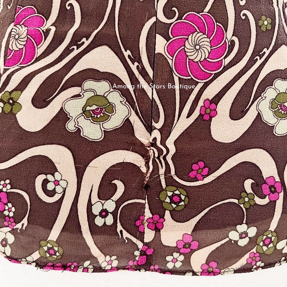 Rare Early 2000s Silk Floral Top ASO Alexis Bledel as Rory in Gilmore Girls - Picture 13 of 13